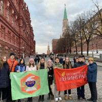 Наши юные патриоты в Москве!